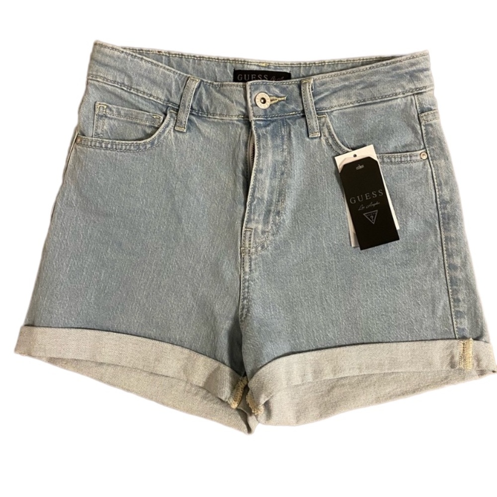 Guess roll cuff medium wash jeans, size 30